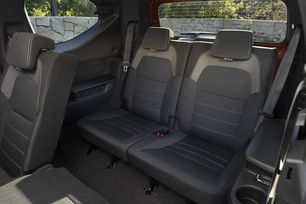 Dritte Sitzreihe im Dacia Jogger