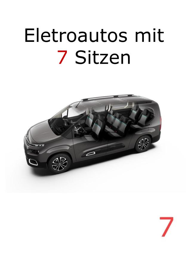 Elektroautos mit 7 Sitzen